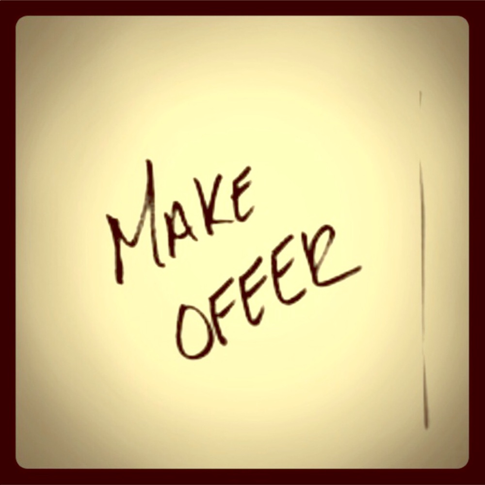 Make an offer on any item!